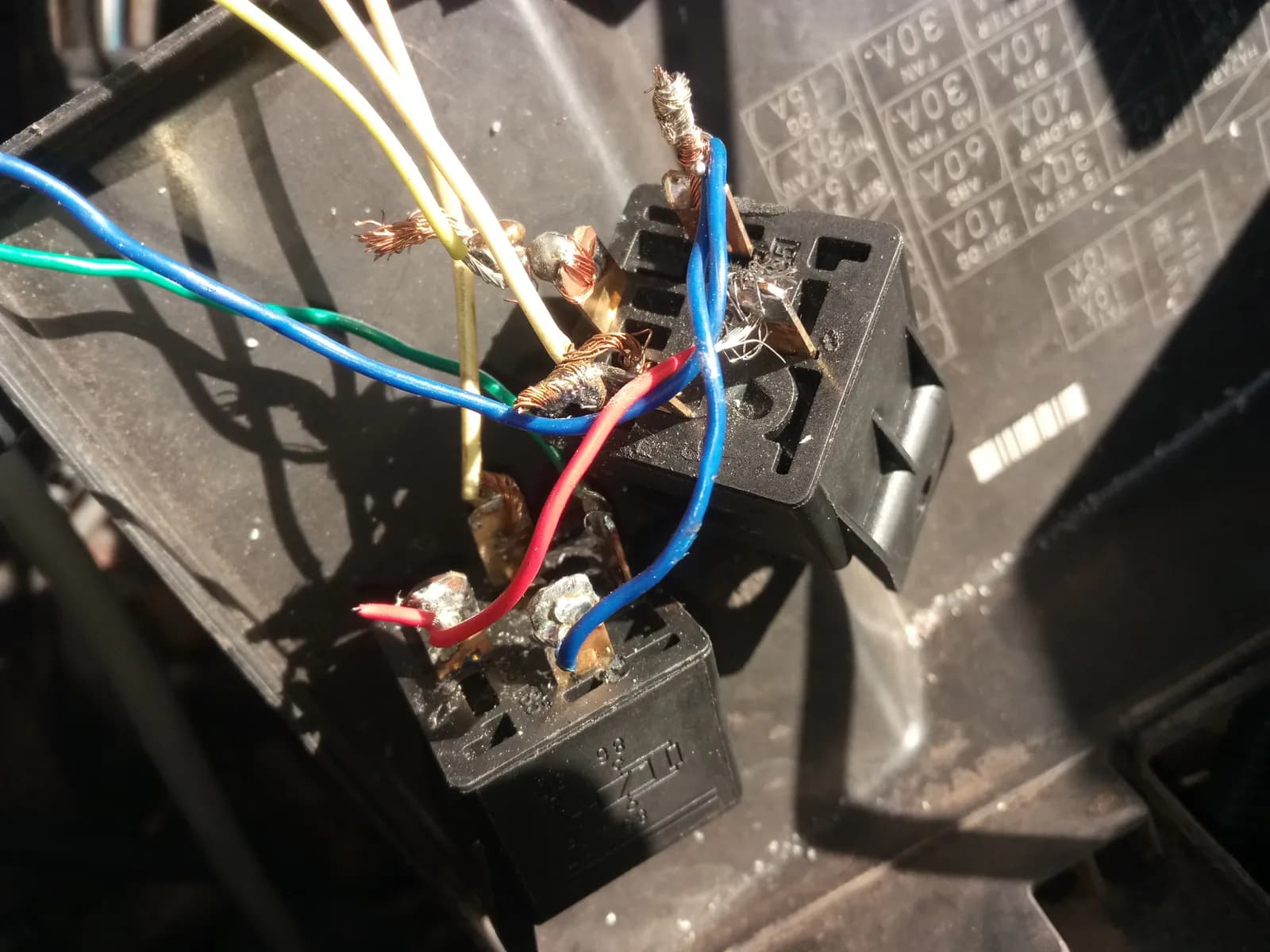 Spitronics wiring we were asked to fix