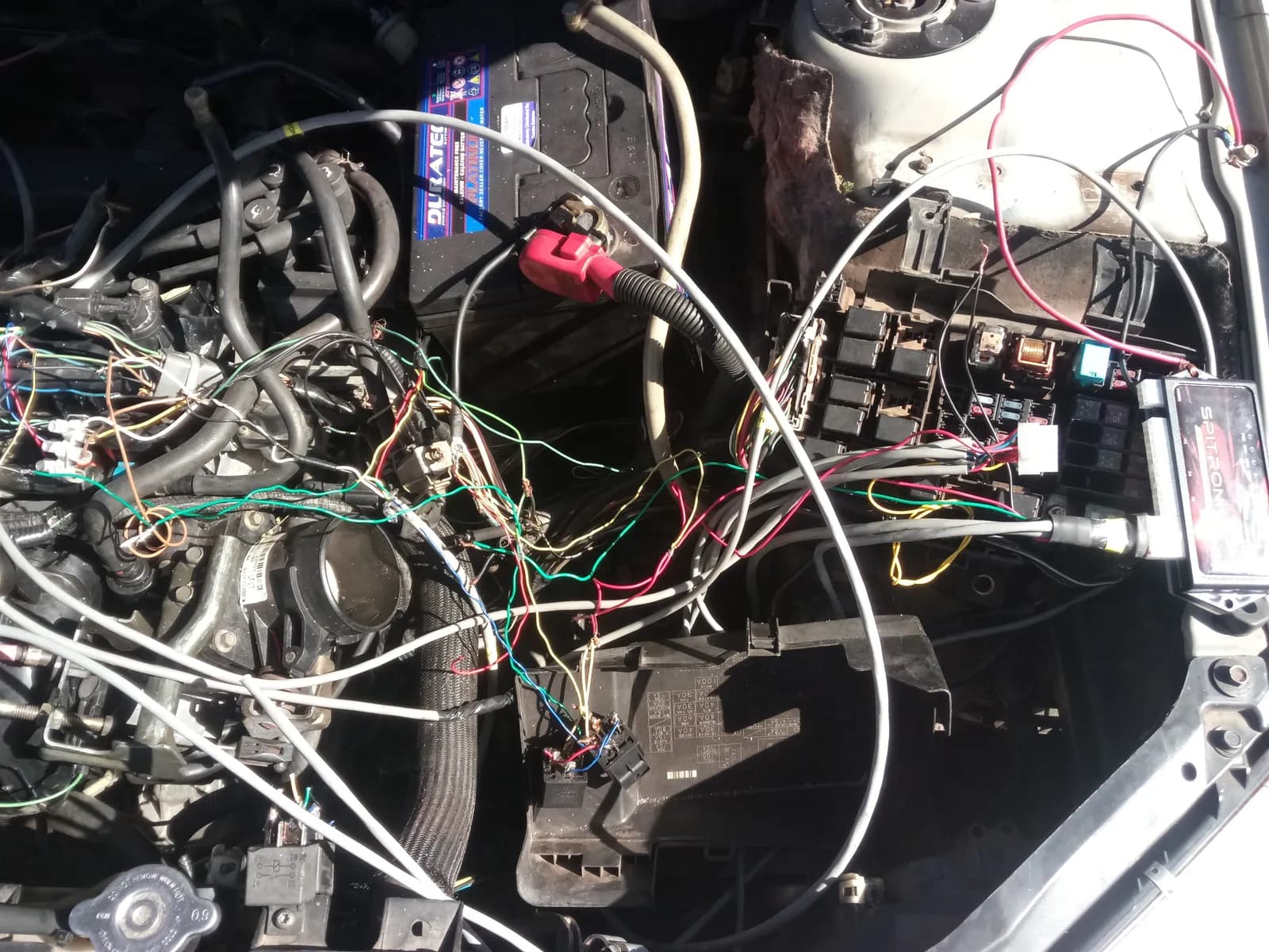 Spitronics wiring we were asked to fix