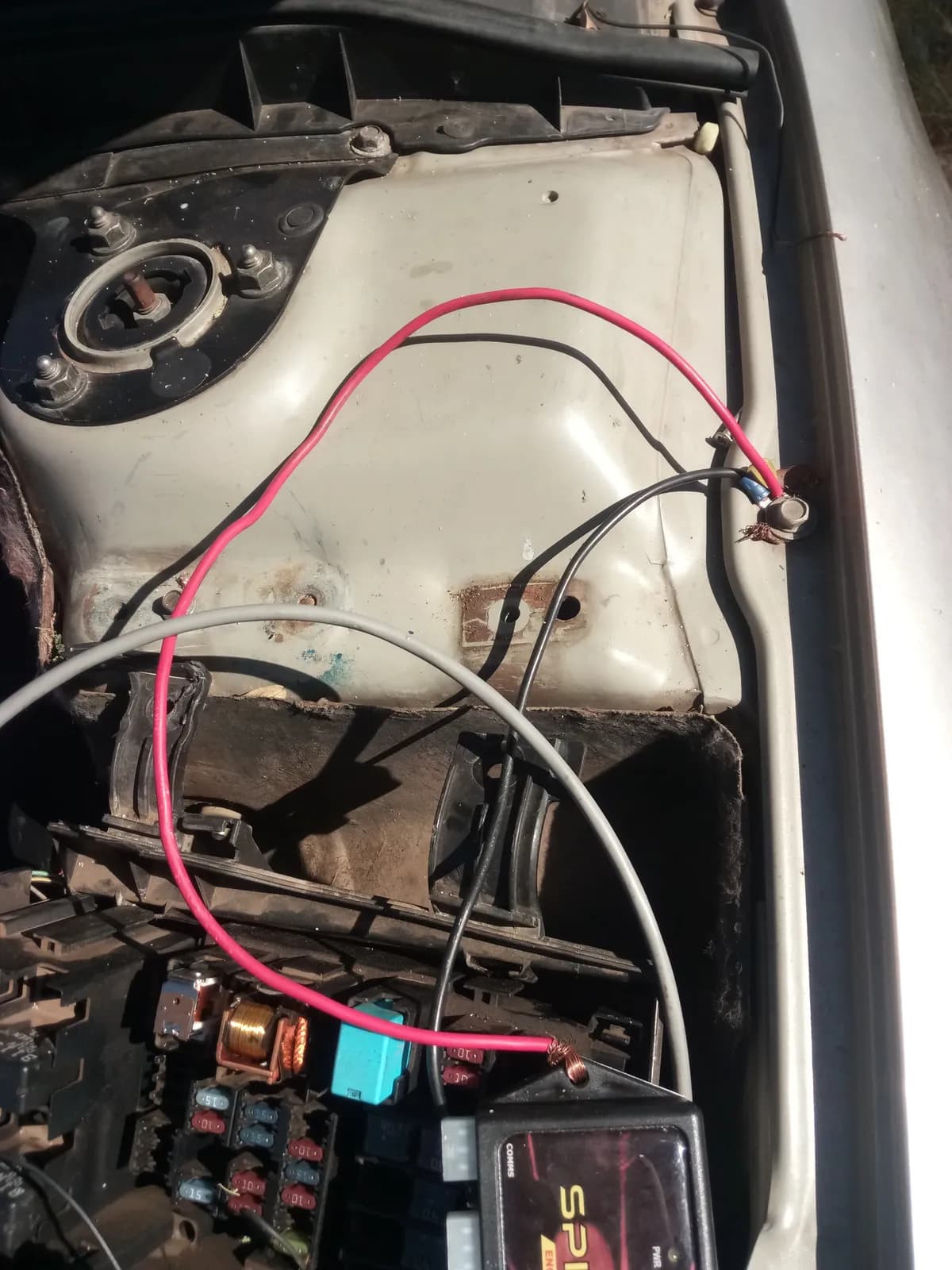 Spitronics wiring we were asked to fix